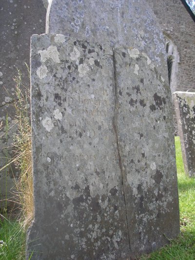 picture of gravestone missing