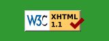 Valid XHTML 1.1 Transitional