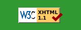 Valid XHTML 1.1 Transitional