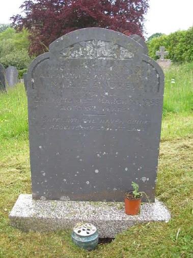 picture of gravestone