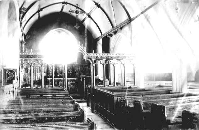 Interior looking south east.