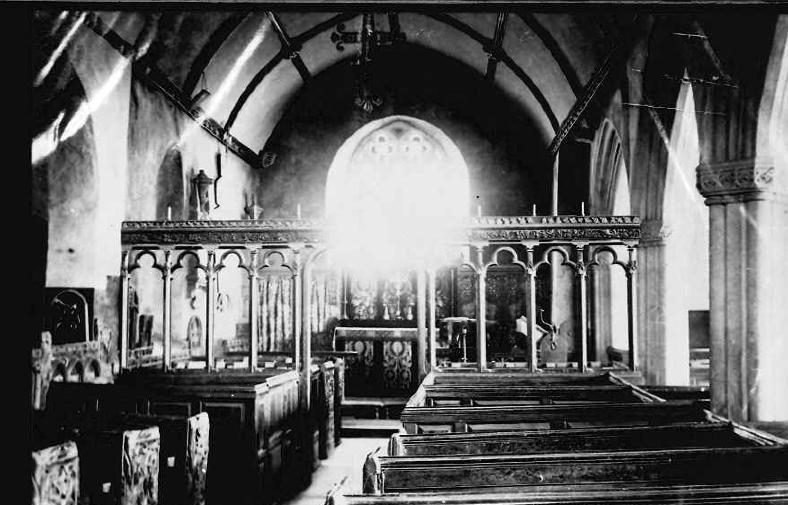 Interior looking East